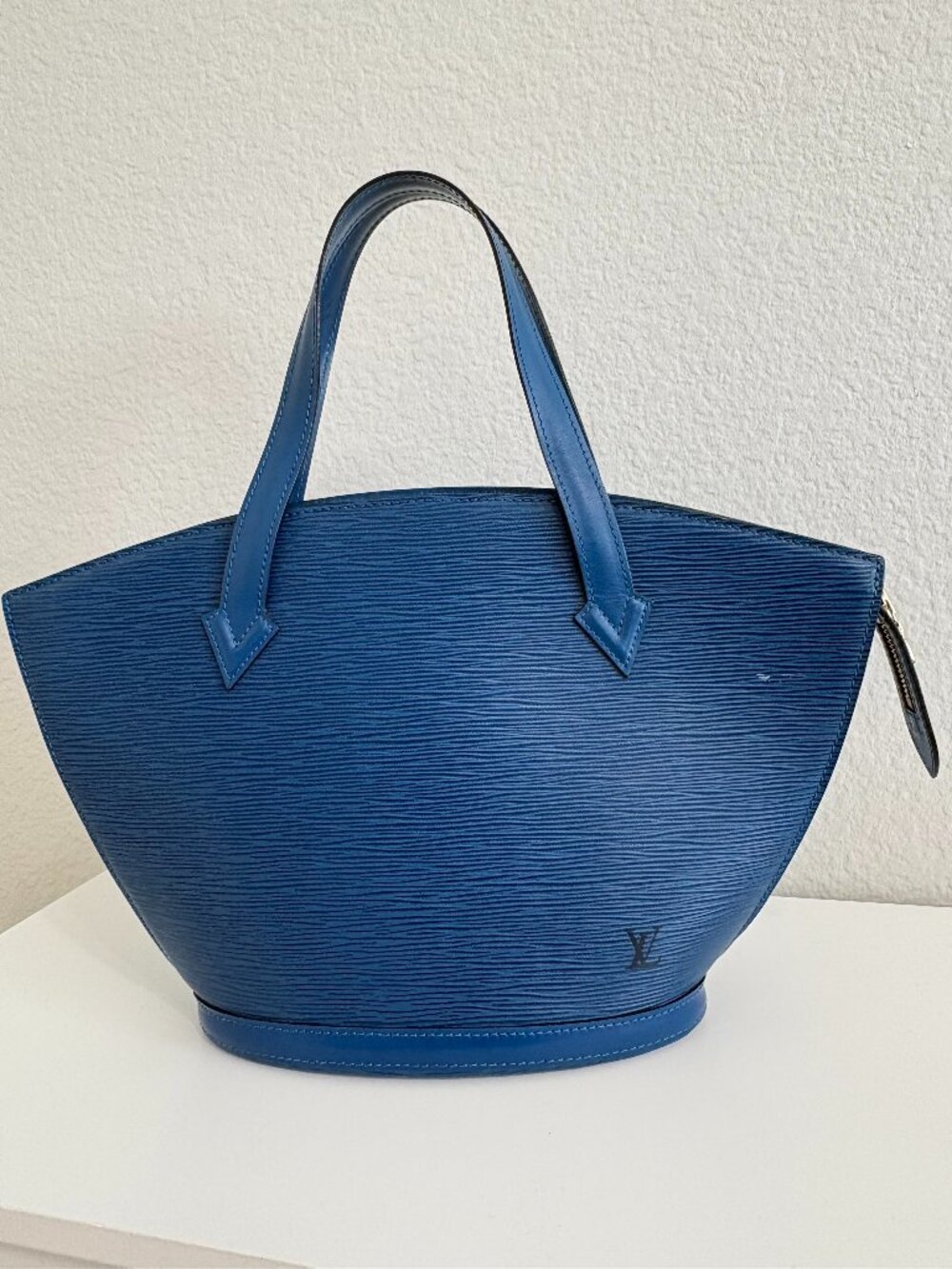 PRISTINE Louis Vuitton Saint Jacques — Toledo Blue Epi — Fashionphile Verified